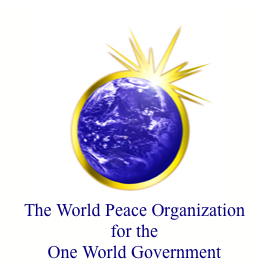 The World Peace Org for the One World Government logo